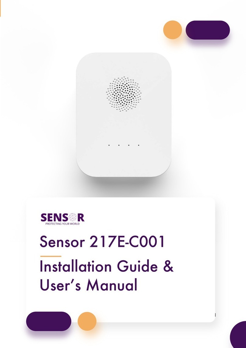 Sensor 217E Series Installation guide & user manual