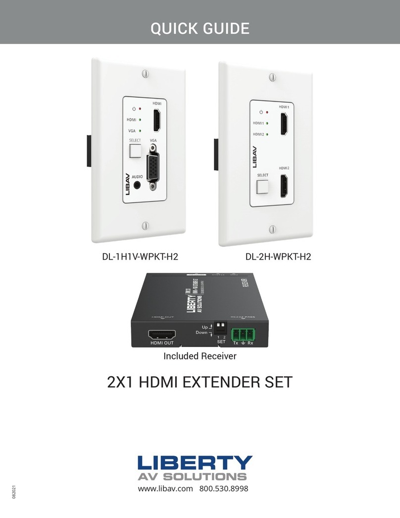 LIBERTY AV SOLUTIONS DL-1H1V-WPKT-H2 quick guide