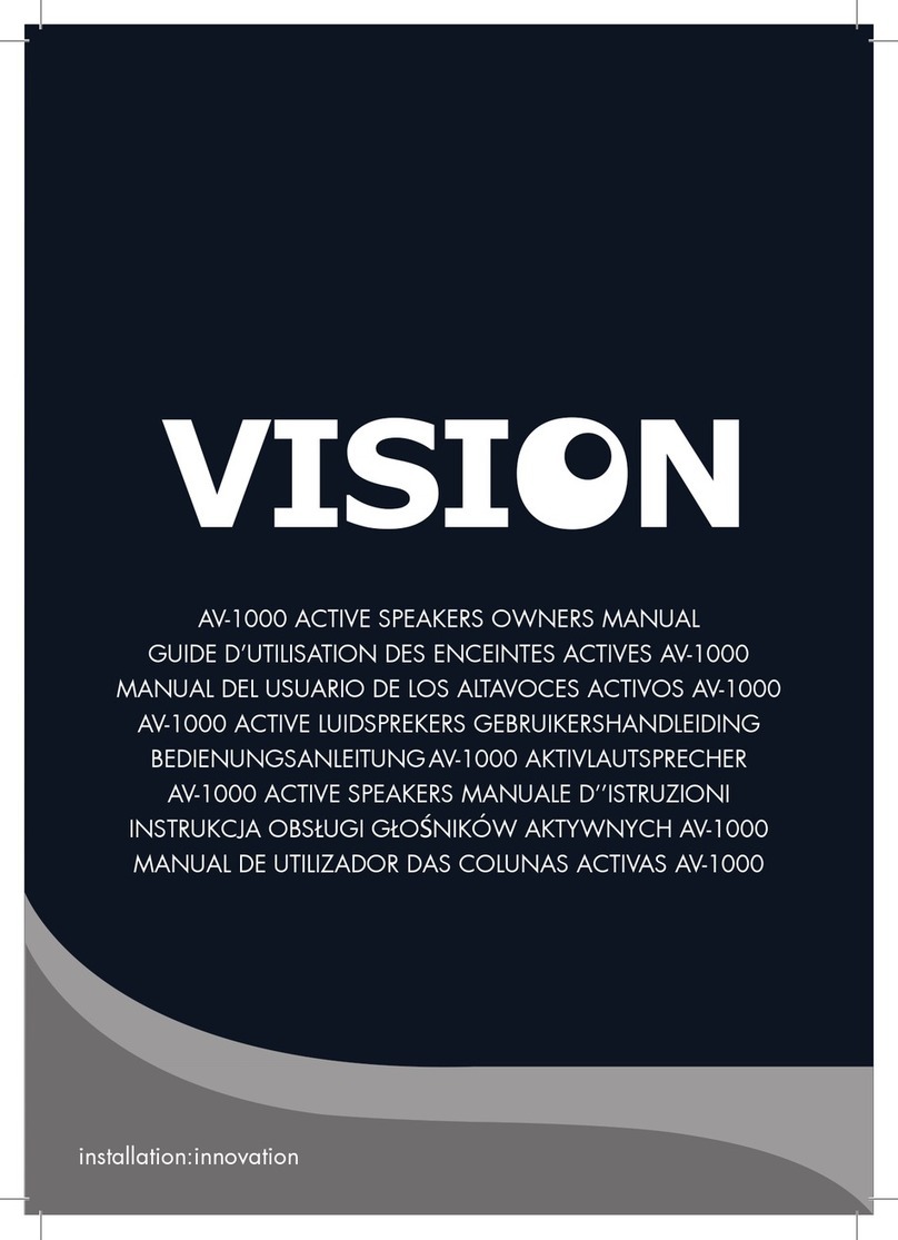 Vision AV-1000 owner's manual