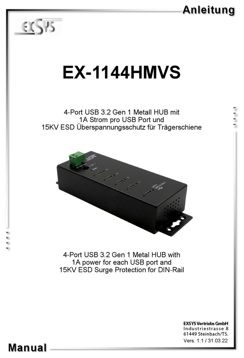 Exsys EX-1144HMVS manual