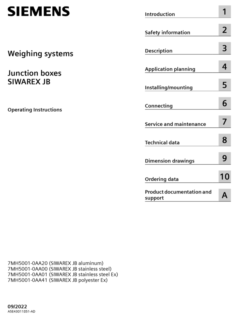 Siemens SIWAREX JB User manual