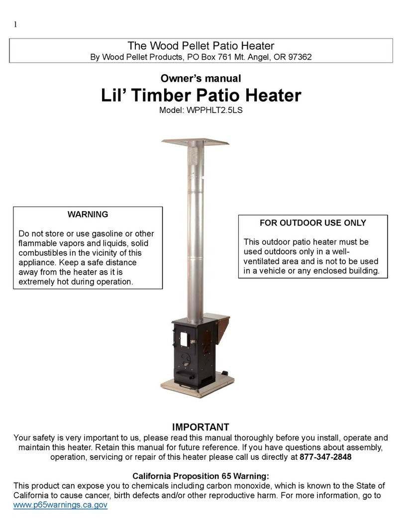 Wood Pellet Products WPPHLT2.5LS owner's manual