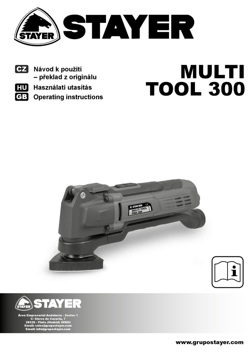 stayer MULTI TOOL 300 PRO operating instructions