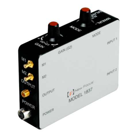 Newport NIRVANA User manual Newport NIRVANA User manual