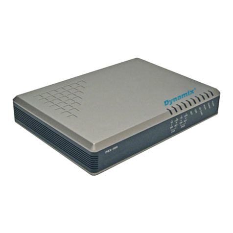 Dynamix IP PBX-100 User manual