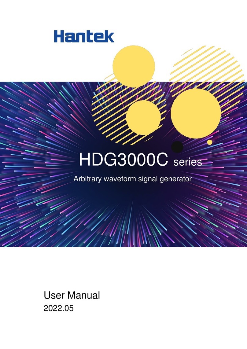 Hantek HDG3000C Series user manual