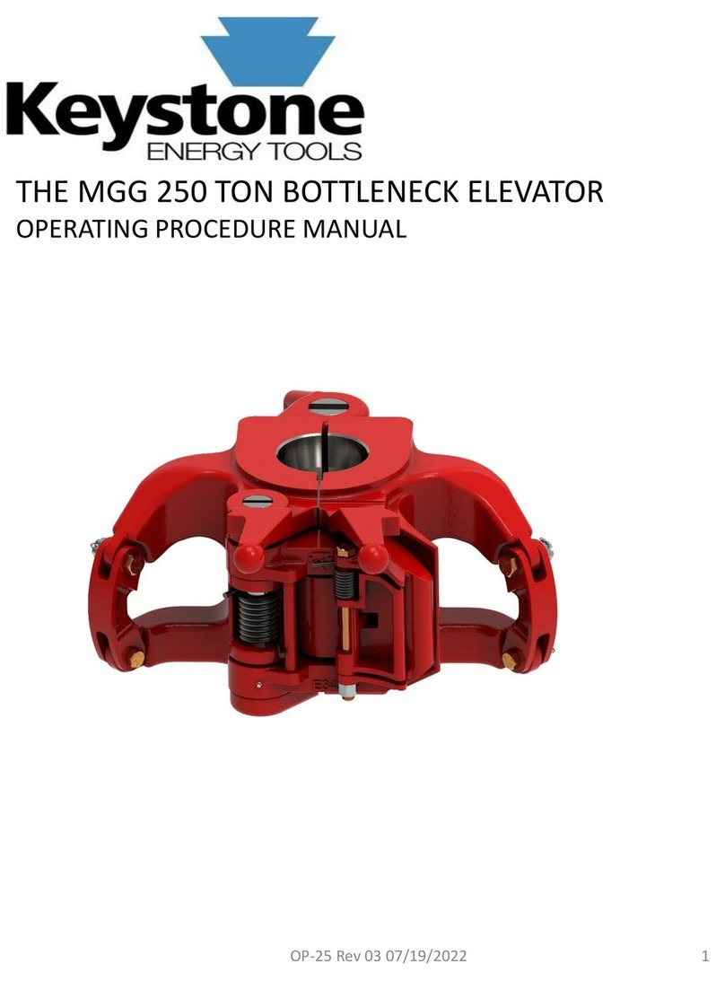 Keystone MGG operating manual