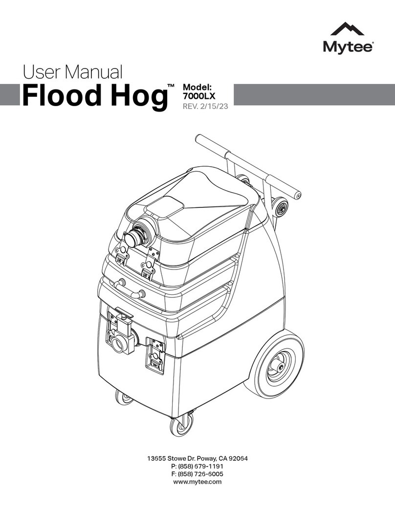 Mytee Flood Hog 7000LX user manual