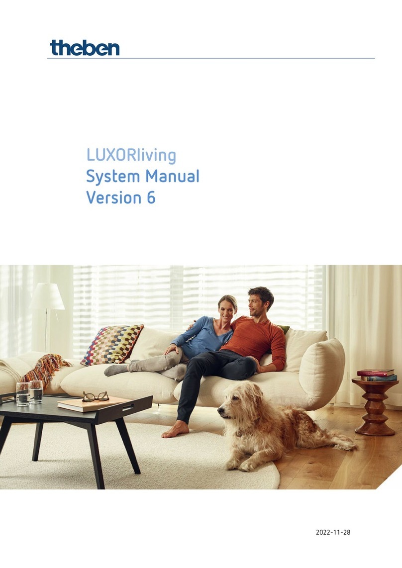 Theben LUXORliving System manual