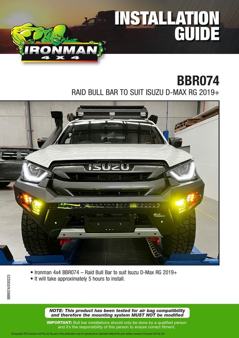 Ironman4x4 BBR074 User manual