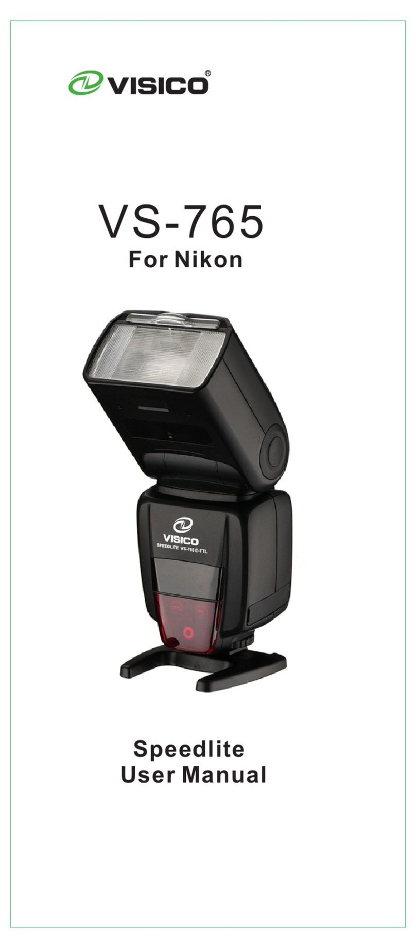 VISICO Speedlite VS-765 User manual