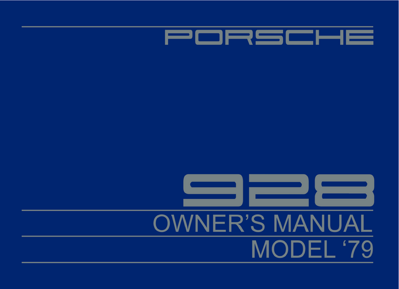 Porsche 928 1979 User manual