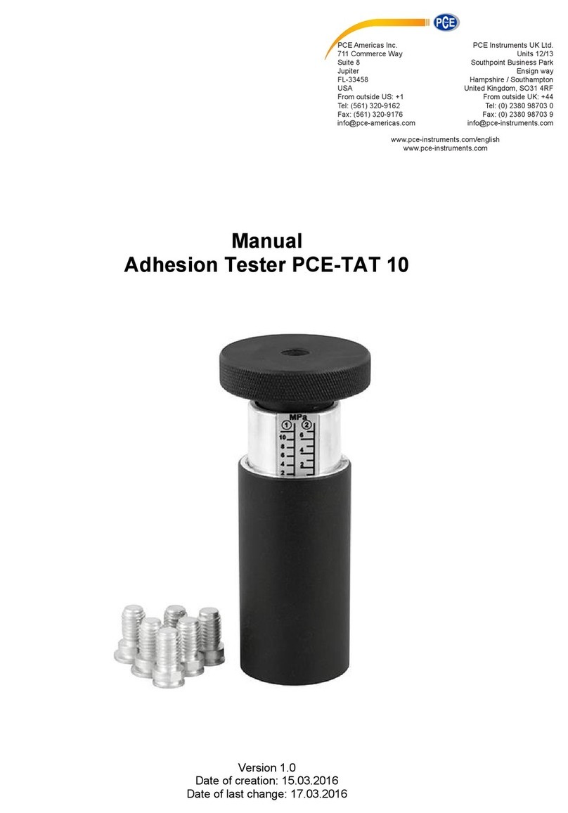 PCE Americas PCE-TAT 10 manual