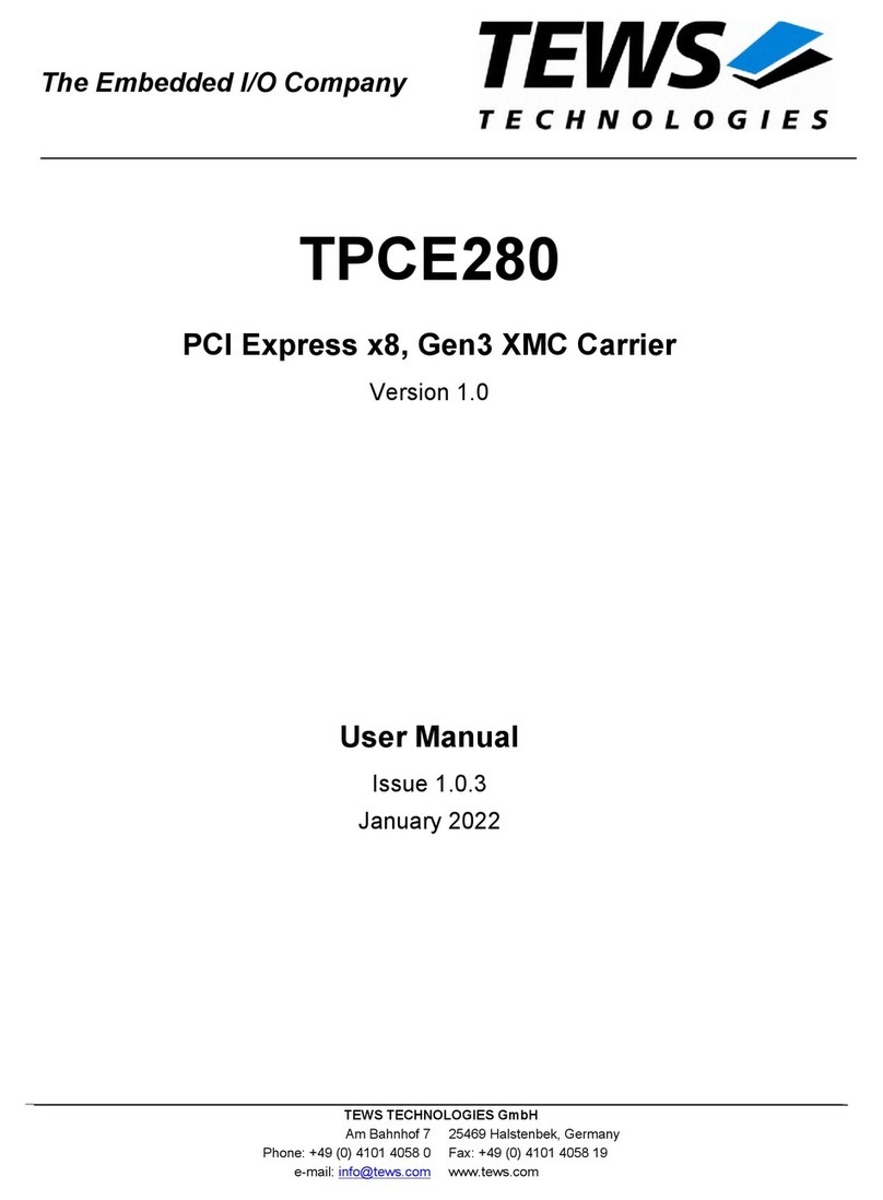 Tews Technologies TPCE280 user manual