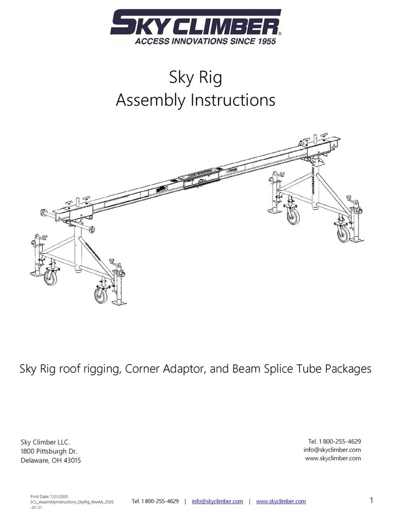Sky Climber Sky Rig Assembly instructions