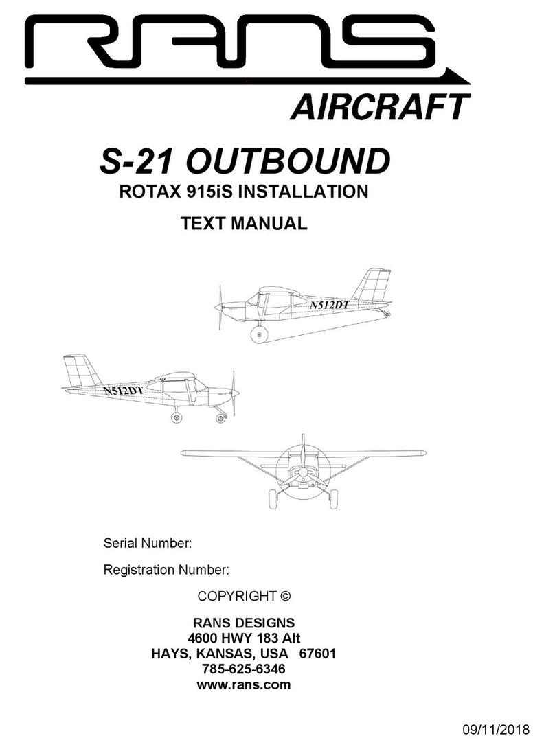 Rans S-21 OUTBOUND TEXT MANUAL