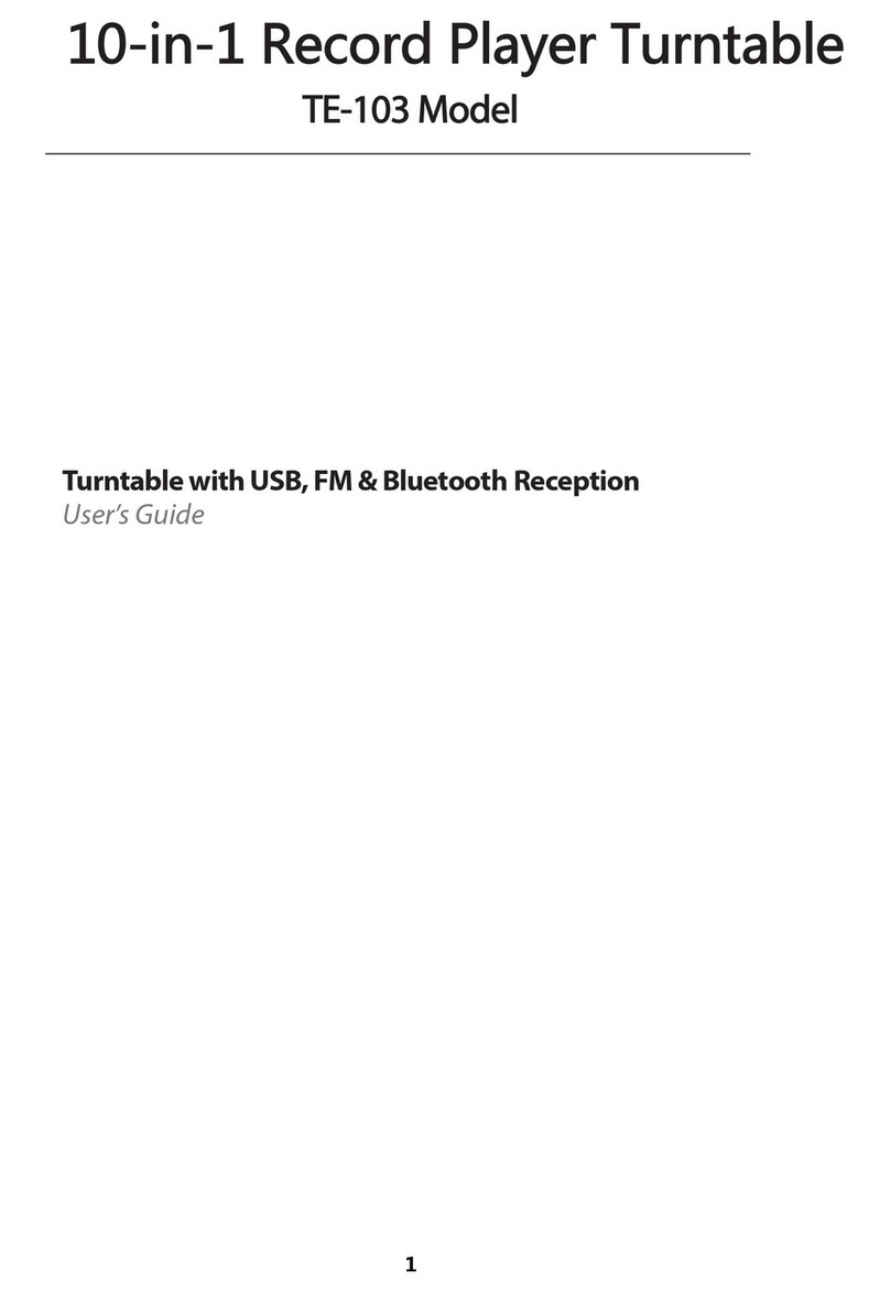 DANFI AUDIO TE-103 User manual