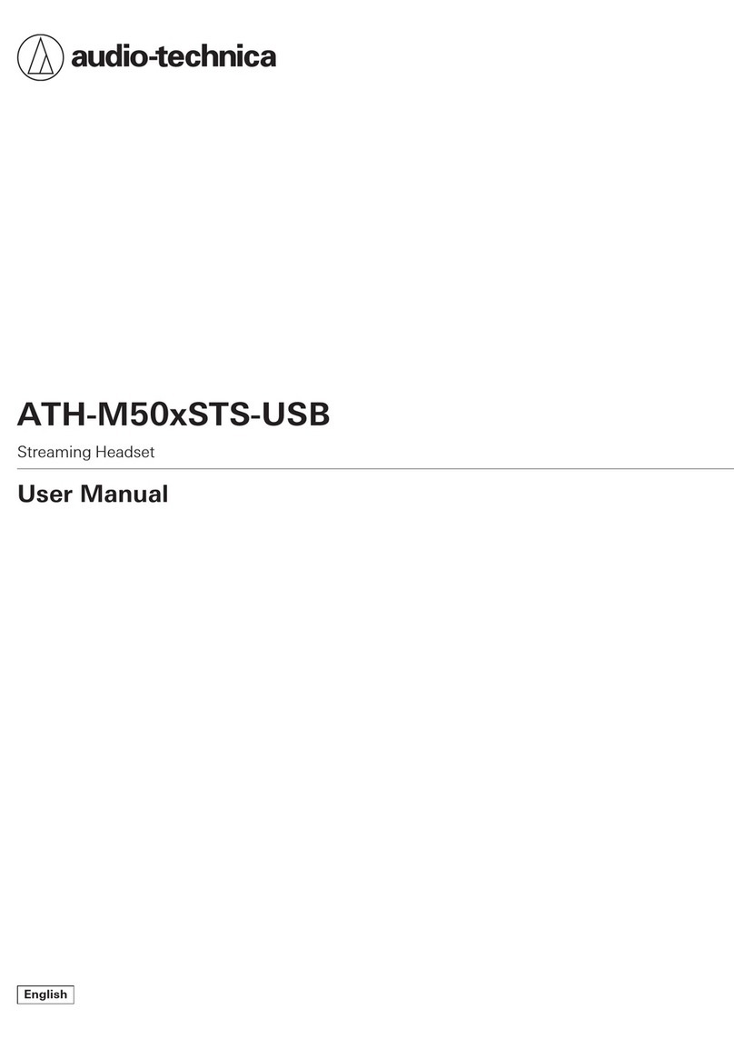 Audio Technica ATH-M50xSTS-USB User manual
