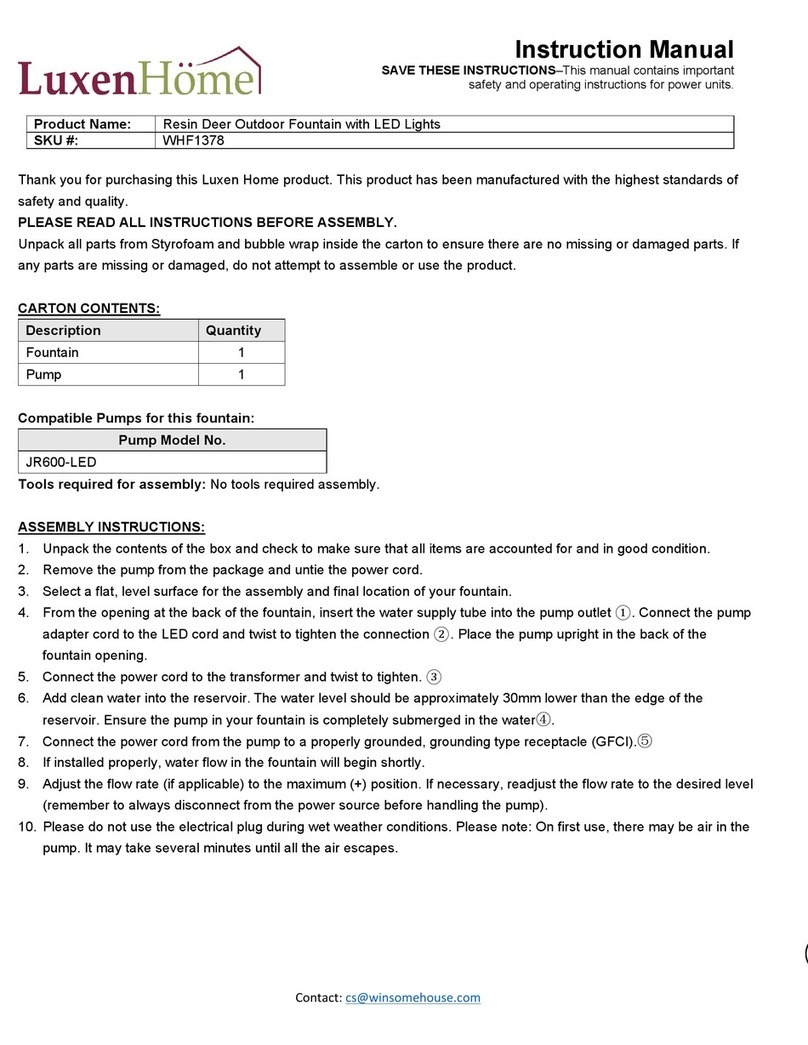 LuxenHome WHF1378 User manual