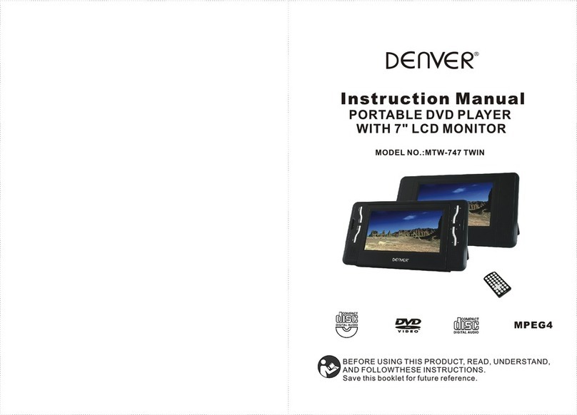 Denver MTW-747 TWIN instruction manual