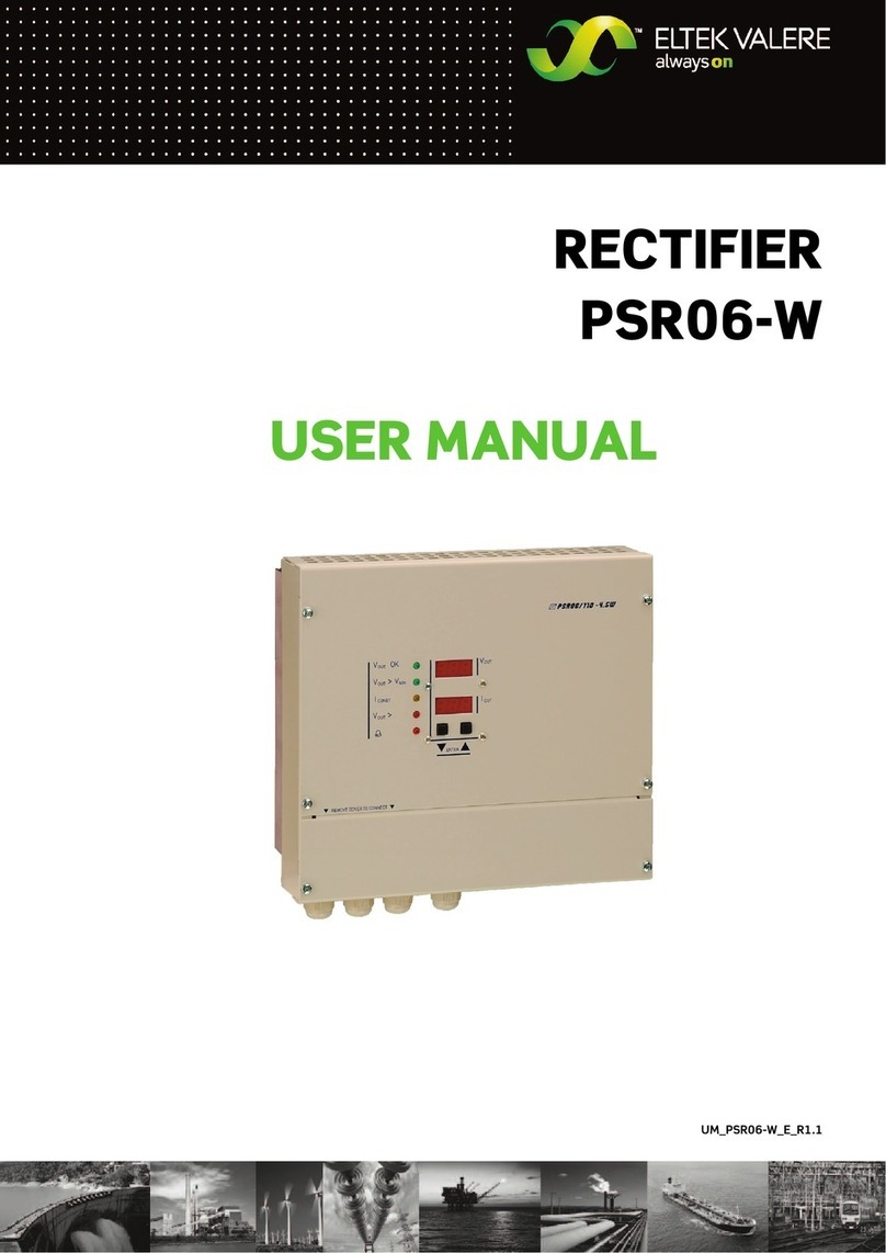 Eltek Valere PSR06-W user manual Eltek Valere PSR06-W user manual