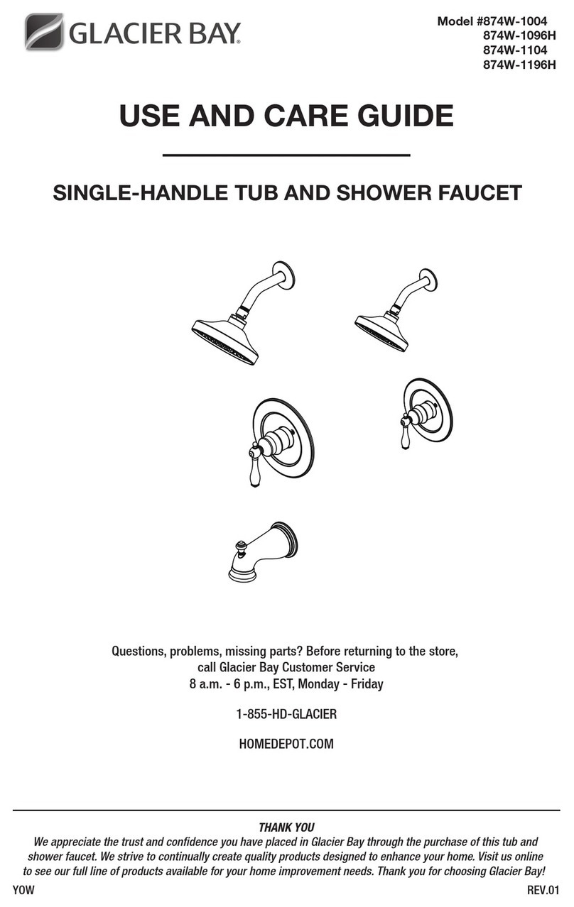 Glacier bay 874W-1004 User manual