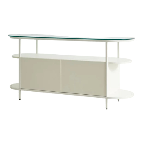 URBAN OUTFITTERS ELENA CONSOLE Assembly instructions URBAN OUTFITTERS ELENA CONSOLE Assembly instructions