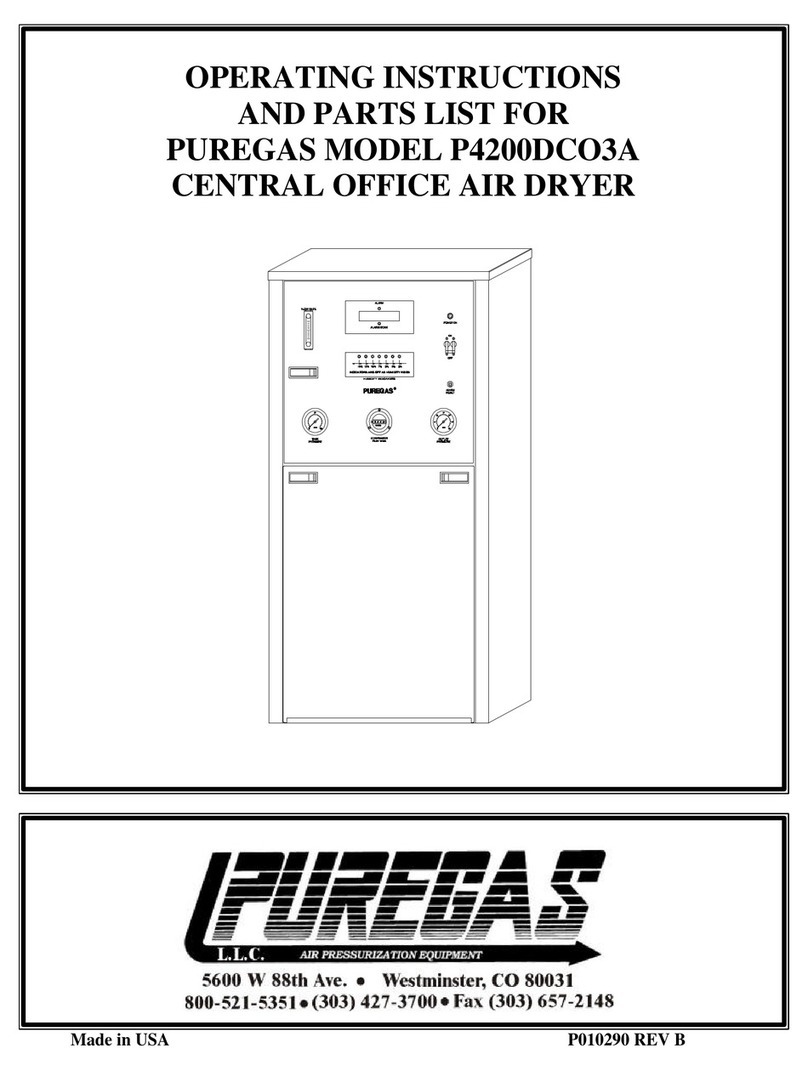 Puregas P4200DCO3A Use and care manual