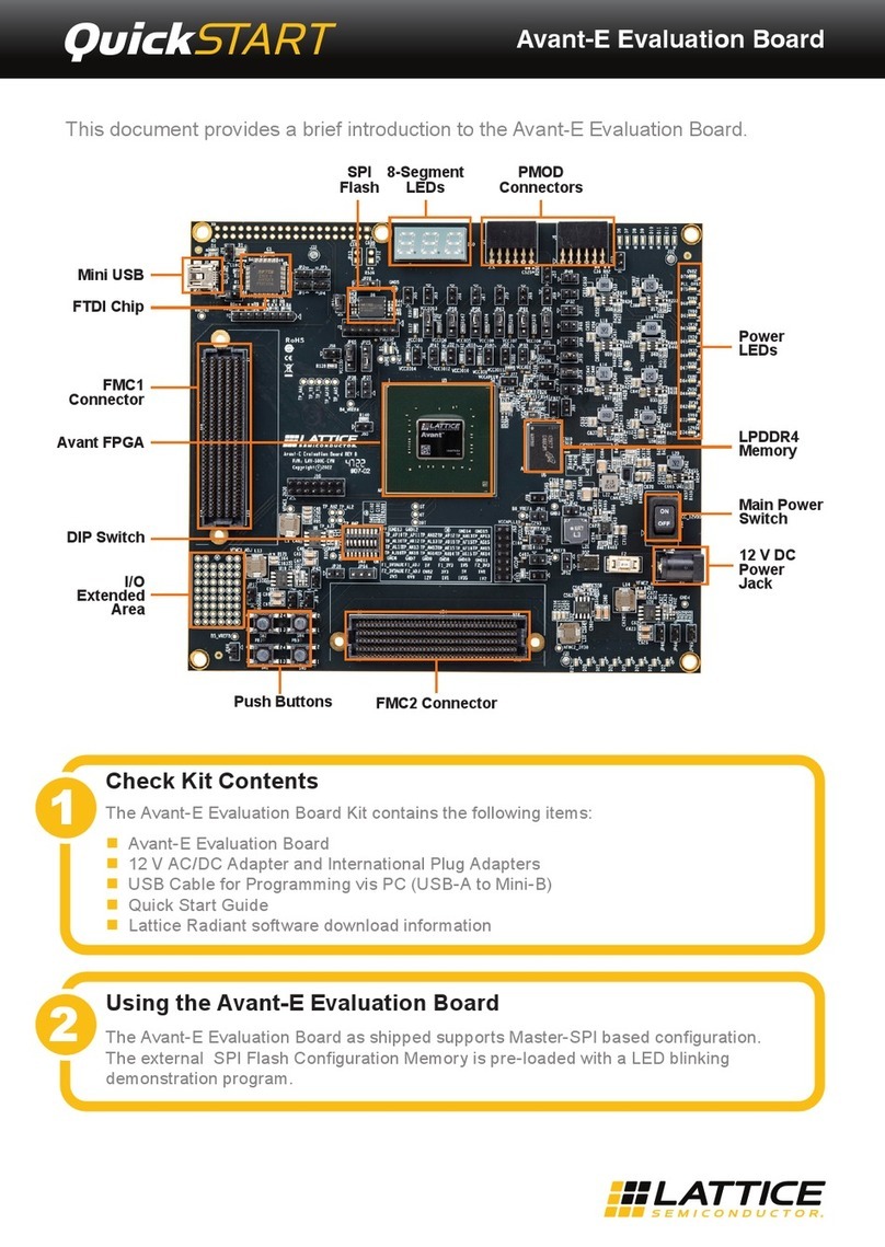 Lattice Semiconductor Avant-E quick start Lattice Semiconductor Avant-E quick start
