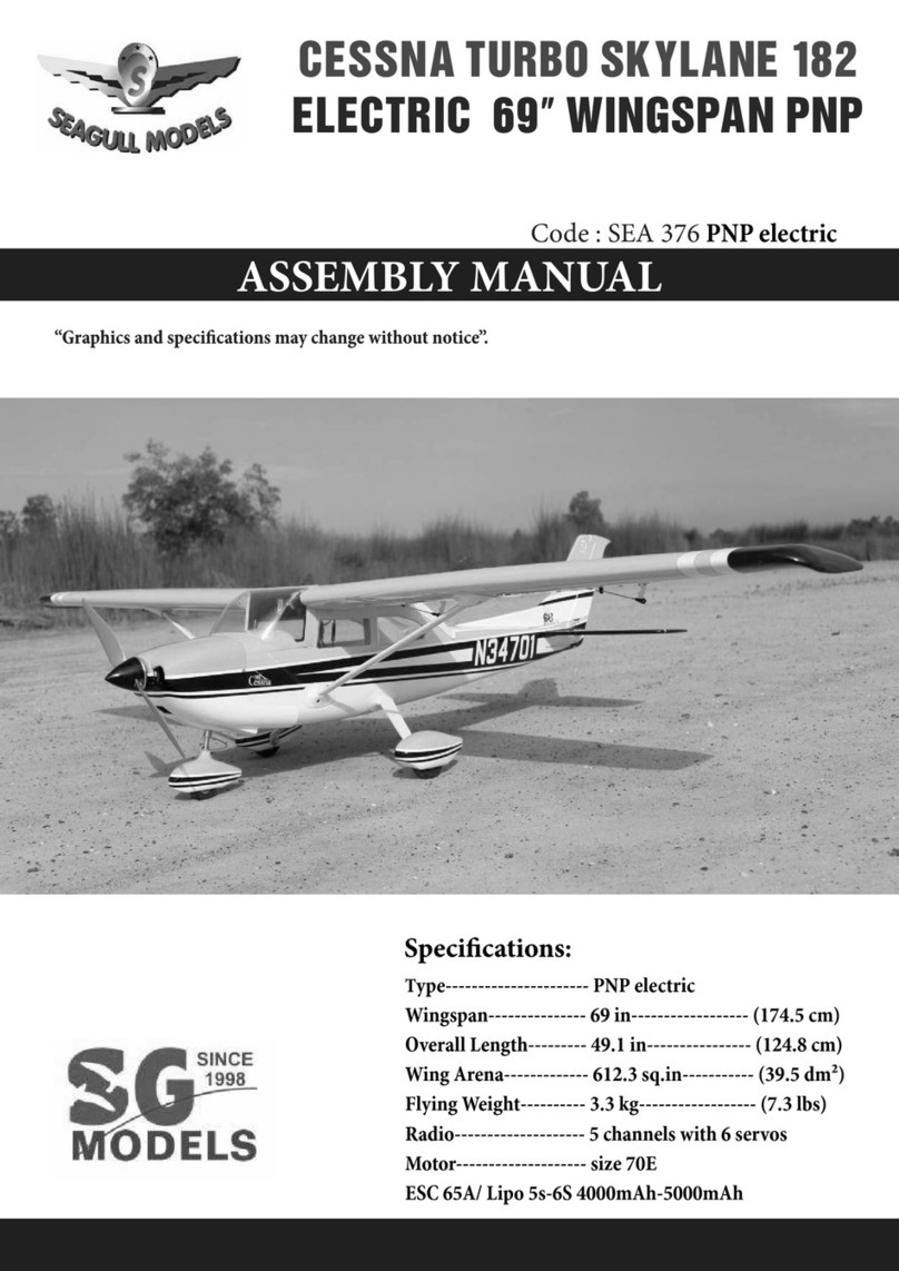 Seagull Models CESSNA TURBOSKYLANE182 Assembly manual
