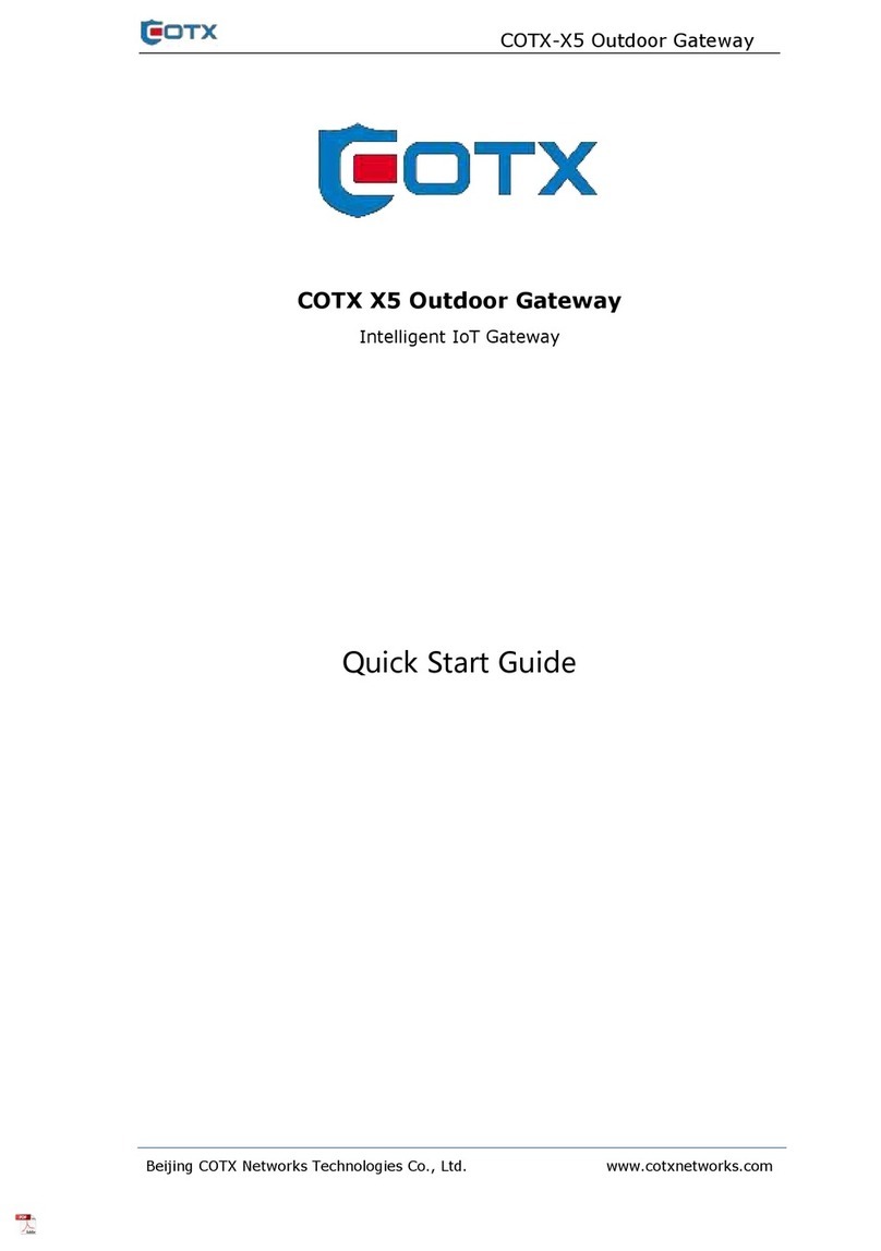 COTX X5 User manual