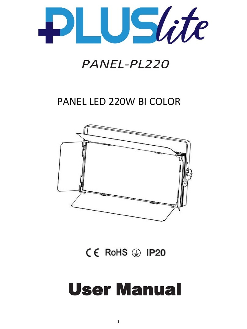 PLUSLITE PANEL-PL220 user manual