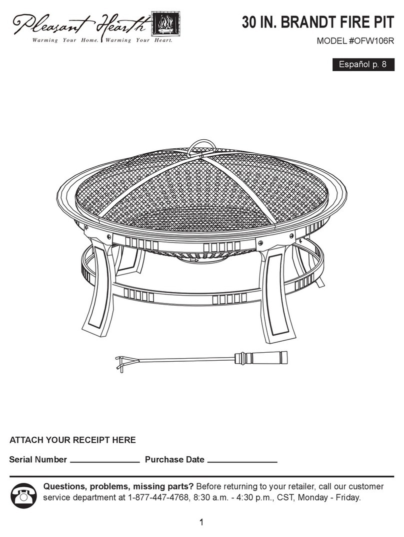 pleasant hearth OFW106R quick start guide pleasant hearth OFW106R quick start guide