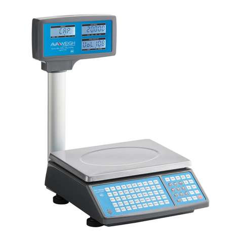 AVA WEIGH PCS40 Quick setup guide