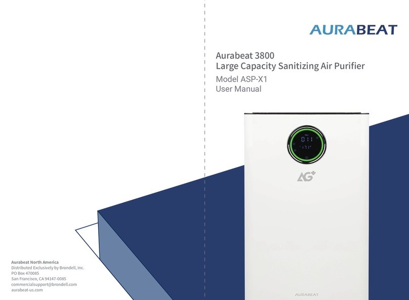AURABEAT 3800 user manual