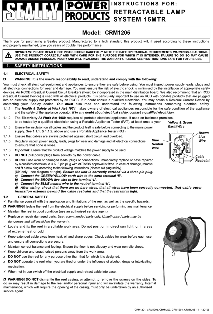 Sealy CRM1205 instructions