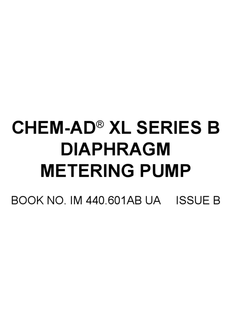 USFilter CHEM-AD XL B Series manual USFilter CHEM-AD XL B Series manual