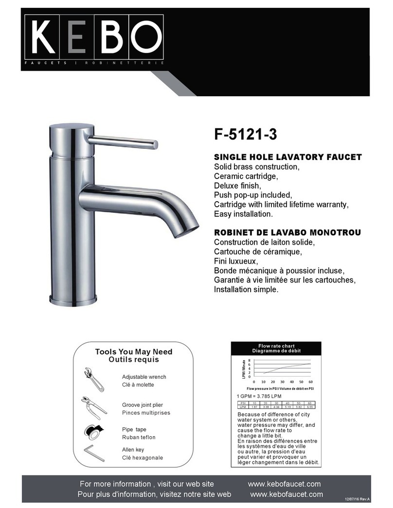 Kebo F-5121-3 User manual