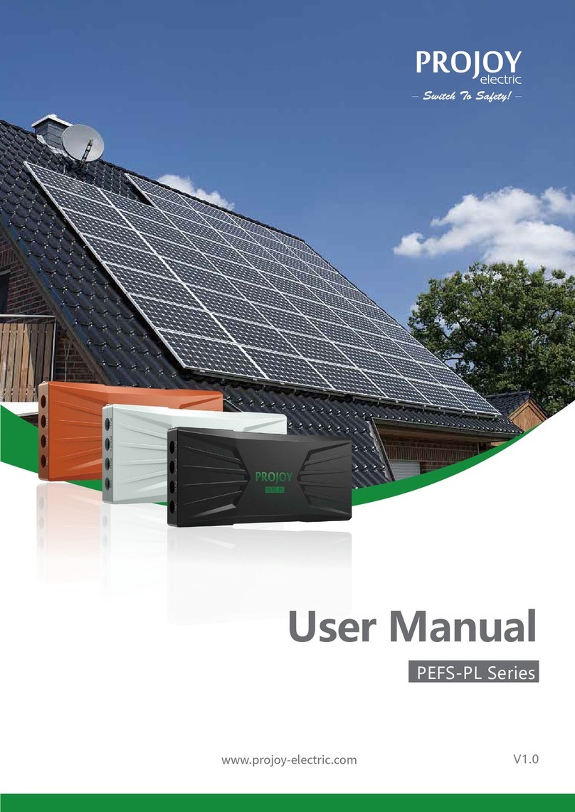 Projoy Electric PEFS-PL Series User manual