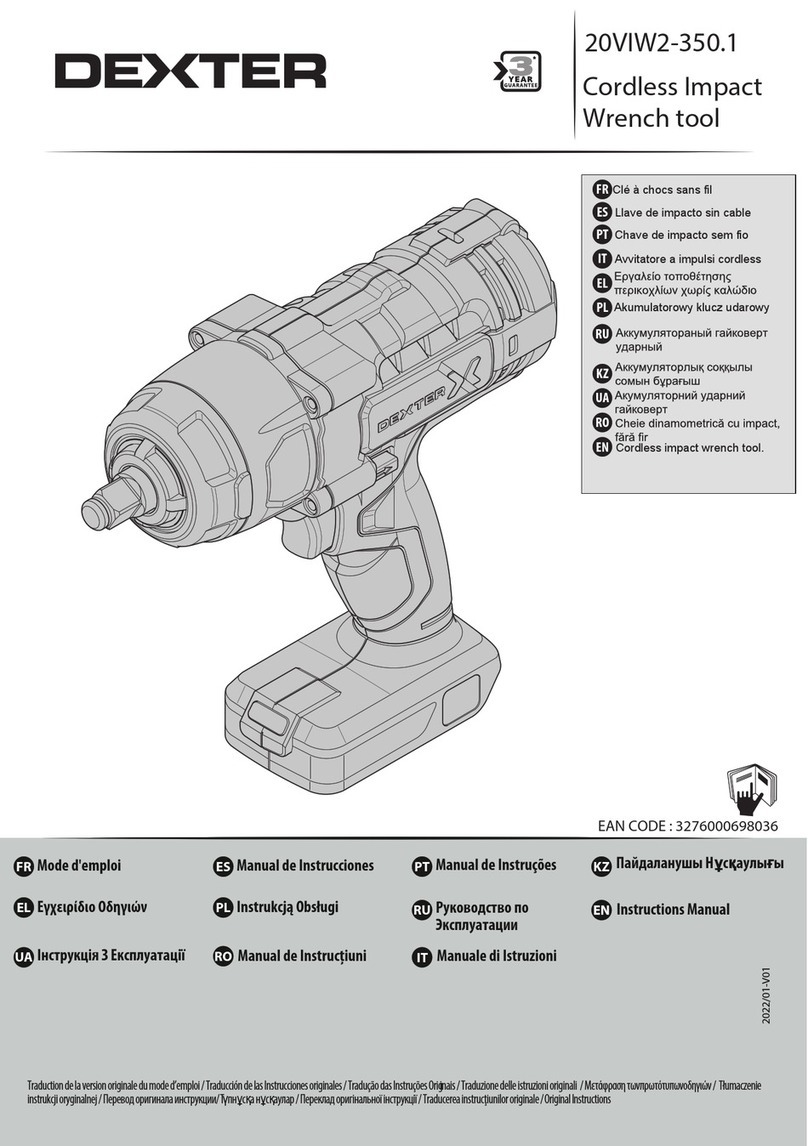 Dexter Laundry 20VIW2-350.1 User manual