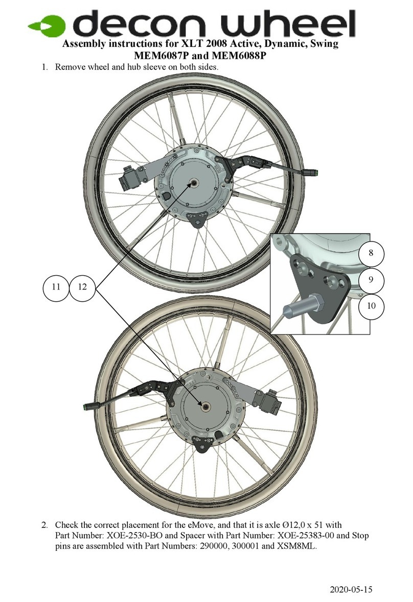 Decon wheel XLT 2008 Active User manual