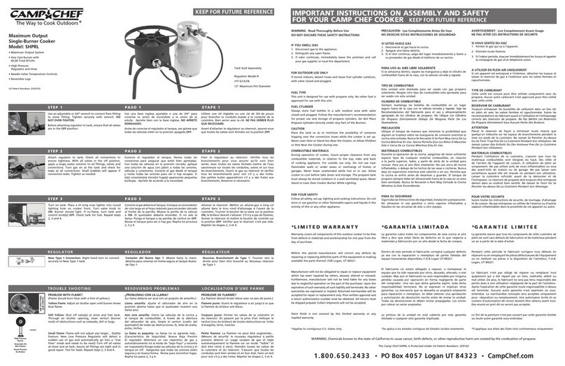 Camp Chef SHPRL manual