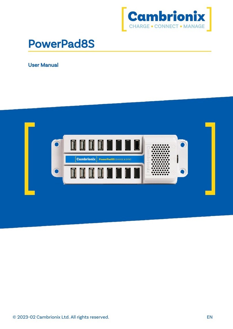 CAMBRIONIX PowerPad8S User manual