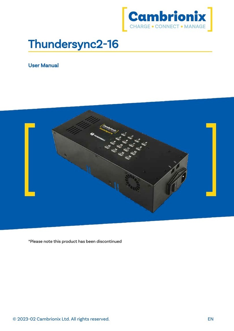 CAMBRIONIX ThunderSync2-16 User manual
