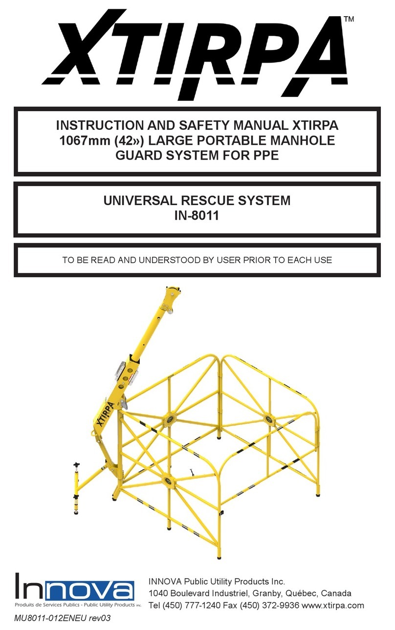 Innova XTIRPA IN-8011 Instruction and safety manual