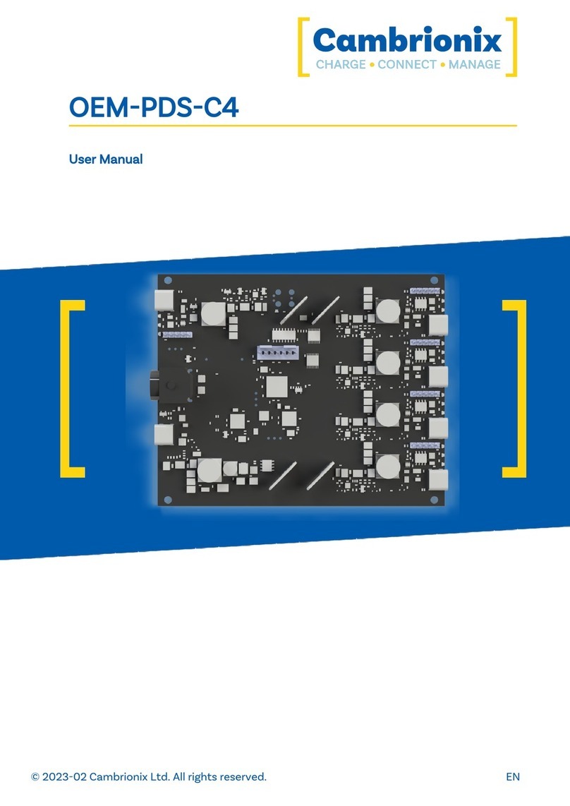 CAMBRIONIX OEM PDS-C4 user manual