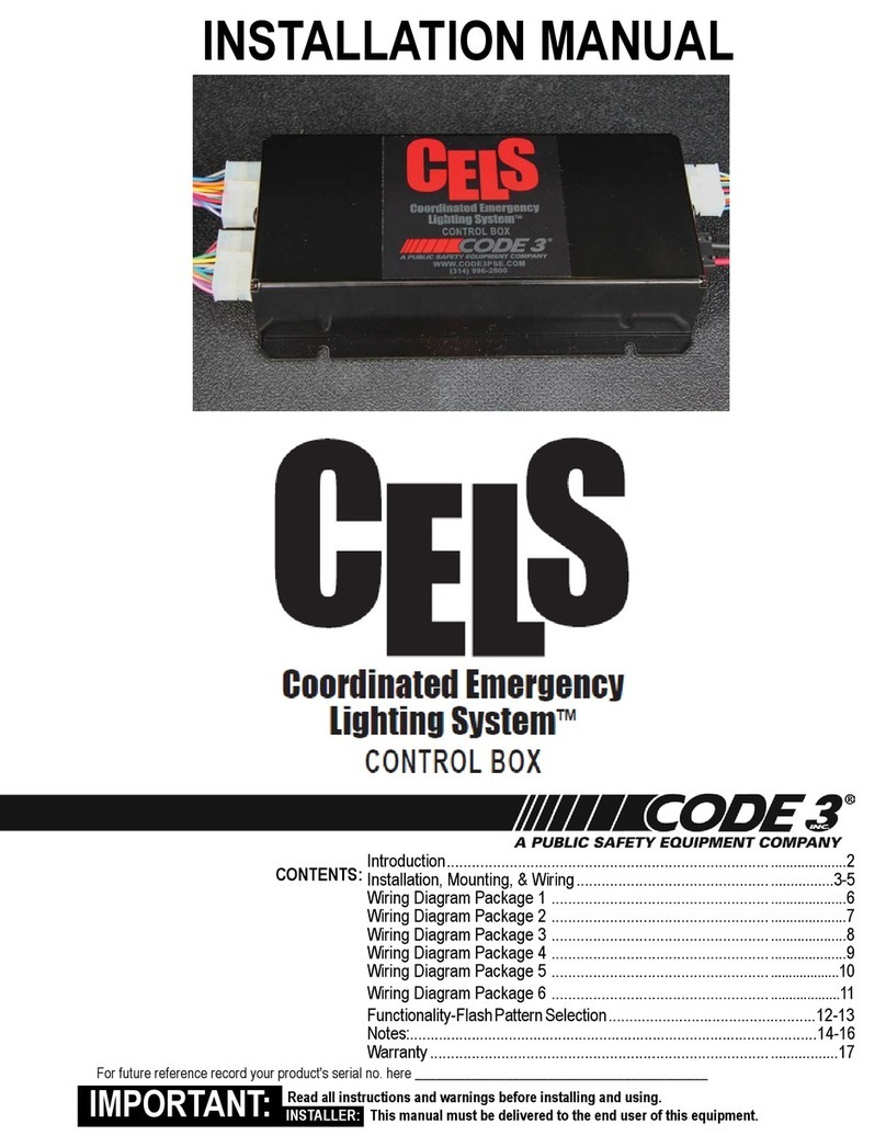 Code 3 CELS User manual