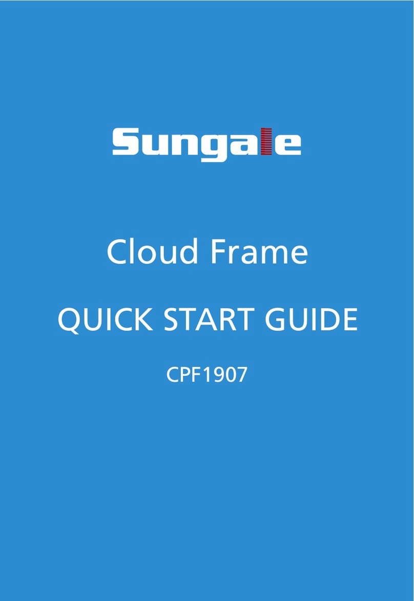 Sungale Cloud Frame User manual