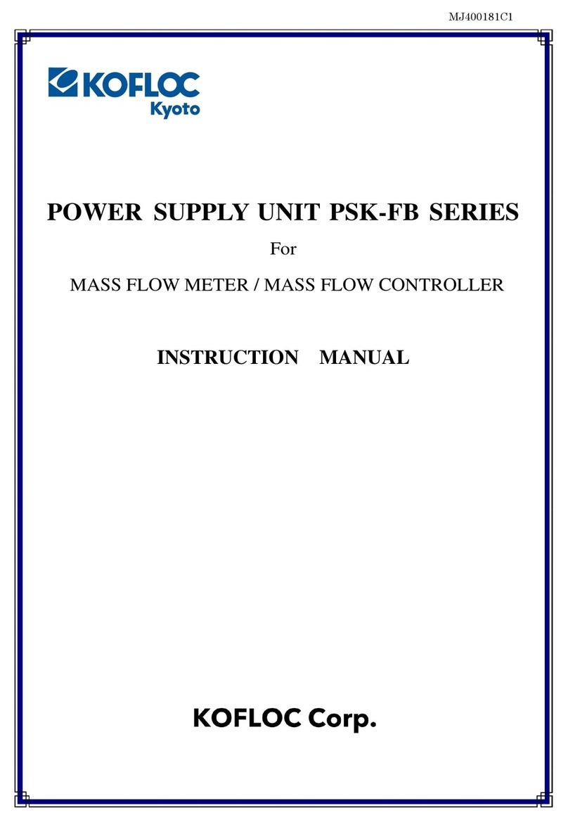 Kofloc PSK-FB Series instruction manual