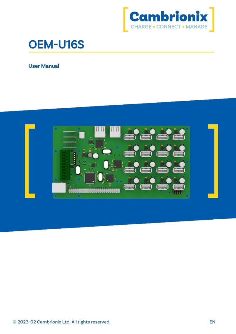 CAMBRIONIX OEM U16S User manual